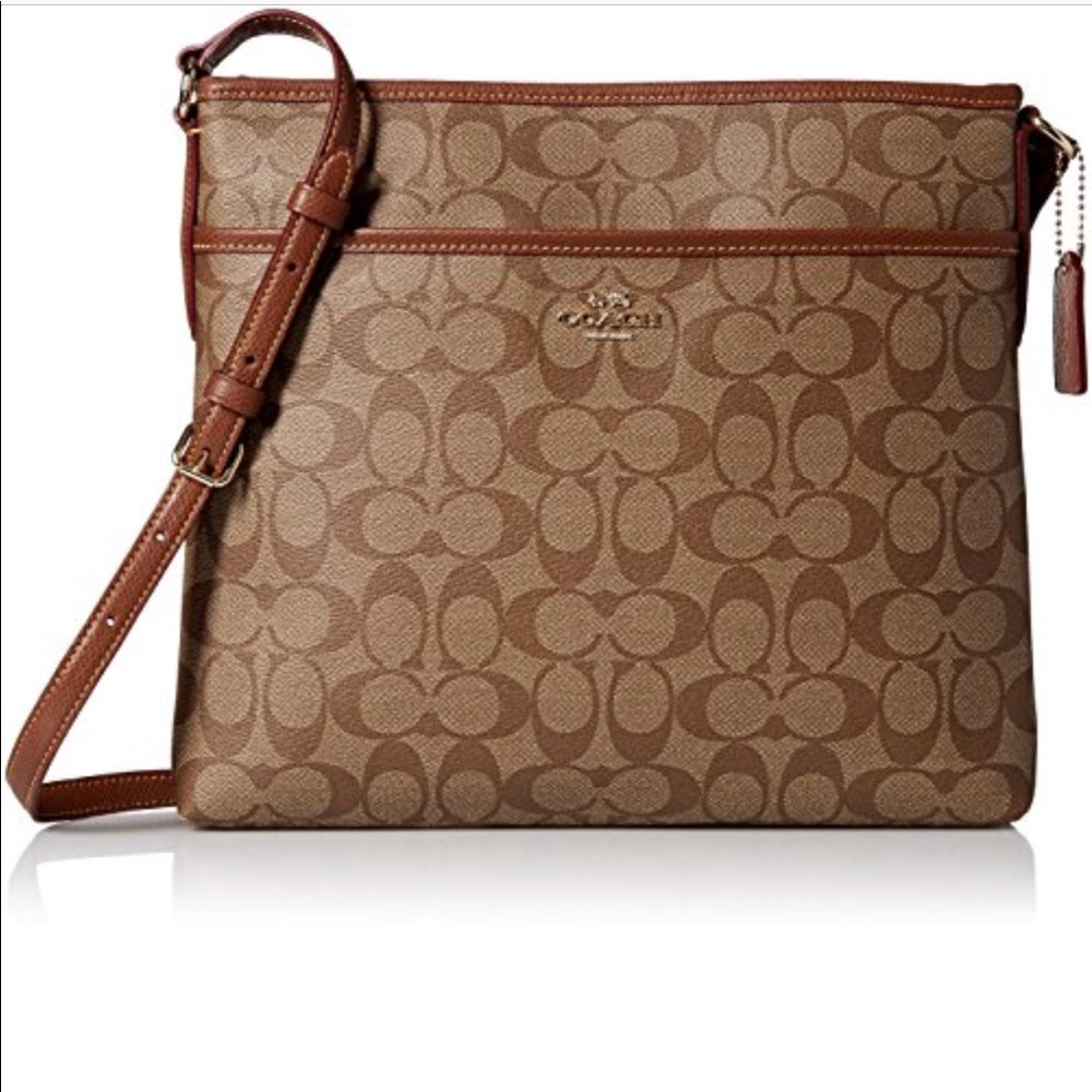 Coach Signature File Crossbody Bag